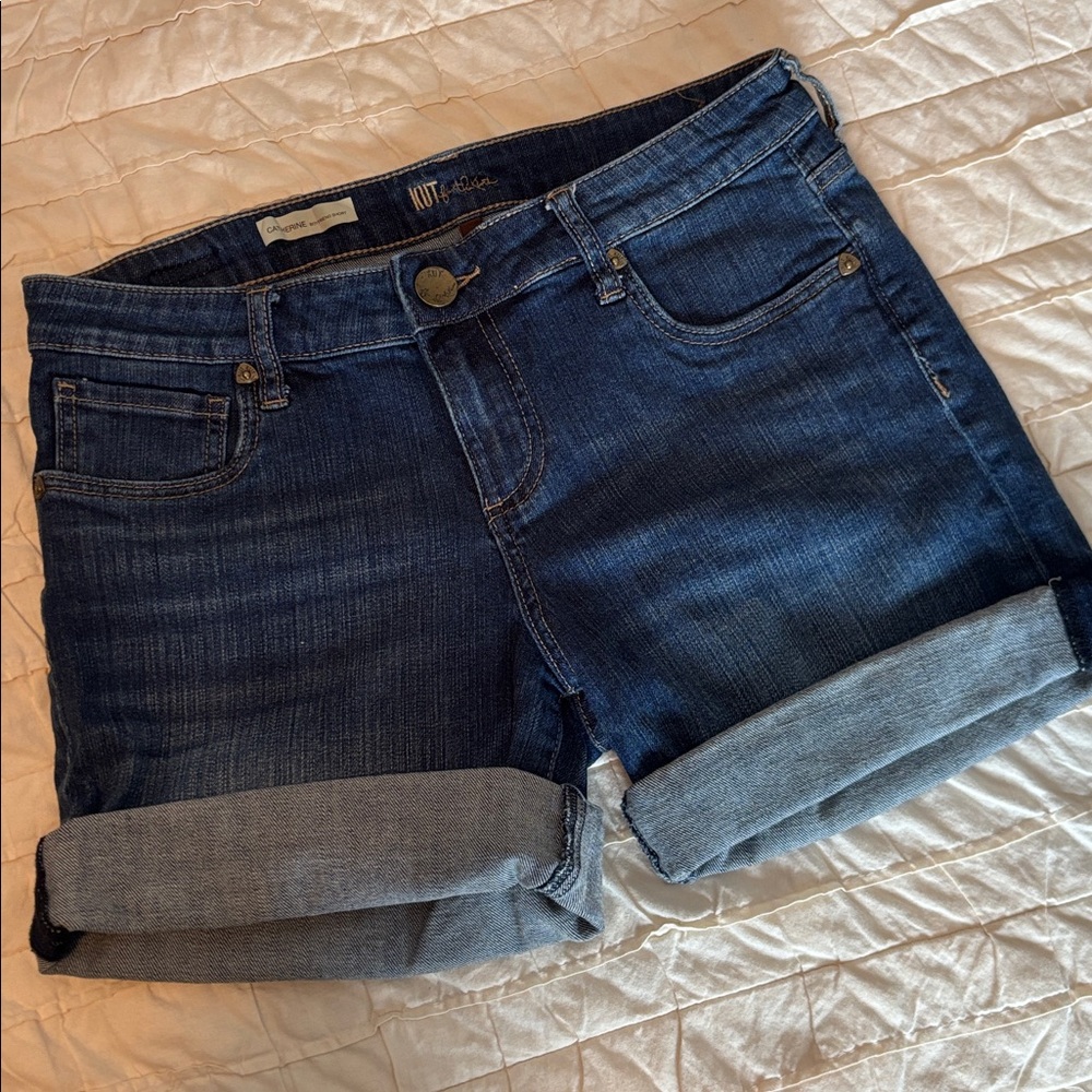Kut from the Kloth Dark Blue Denim Shorts